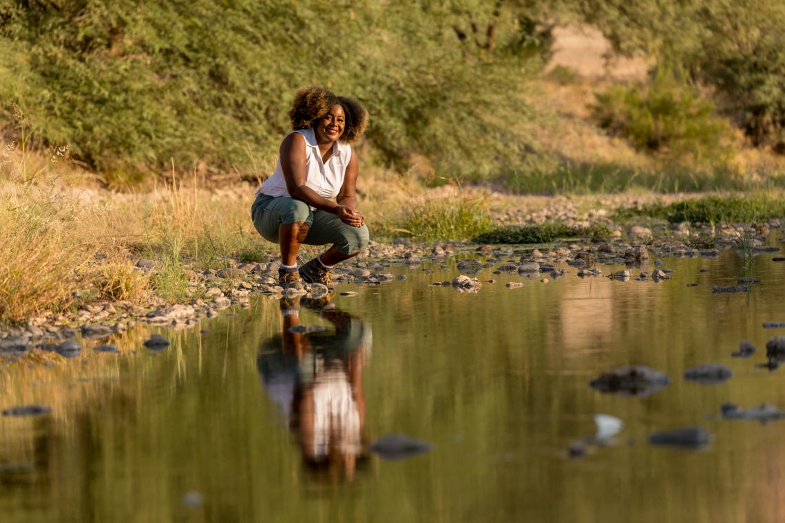 Earyn McGee by the water Earyn McGee by the water
